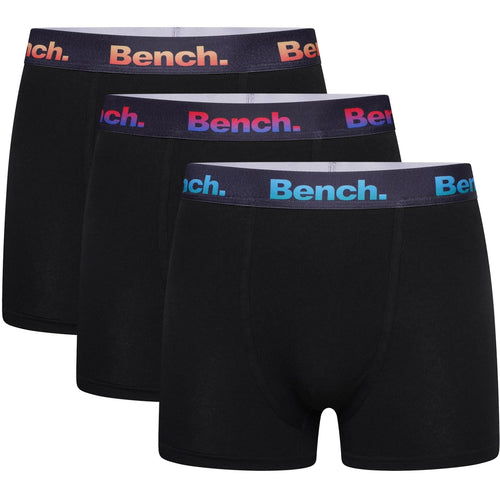 Bench Mens Rubeny 3 Pack Elasticated Boxer Shorts