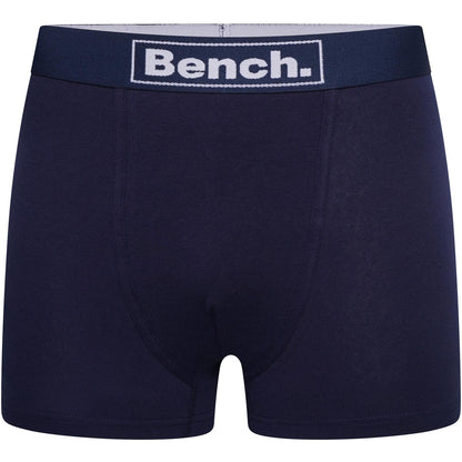 Bench Mens Kleyna 3 Pack Elasticated Boxer Shorts