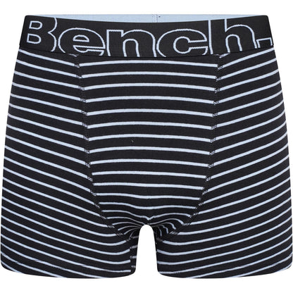 Bench Mens Rusby 3 Pack Elasticated Boxer Shorts