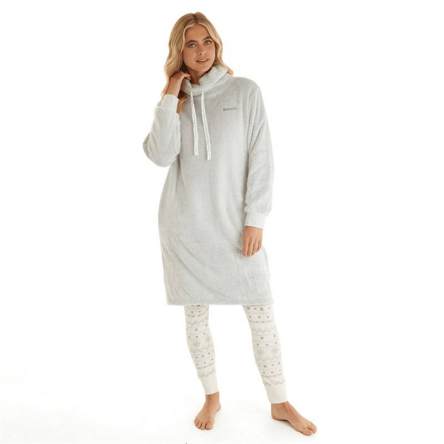 Bench Womens Fluffy Hooded Wearable Blanket