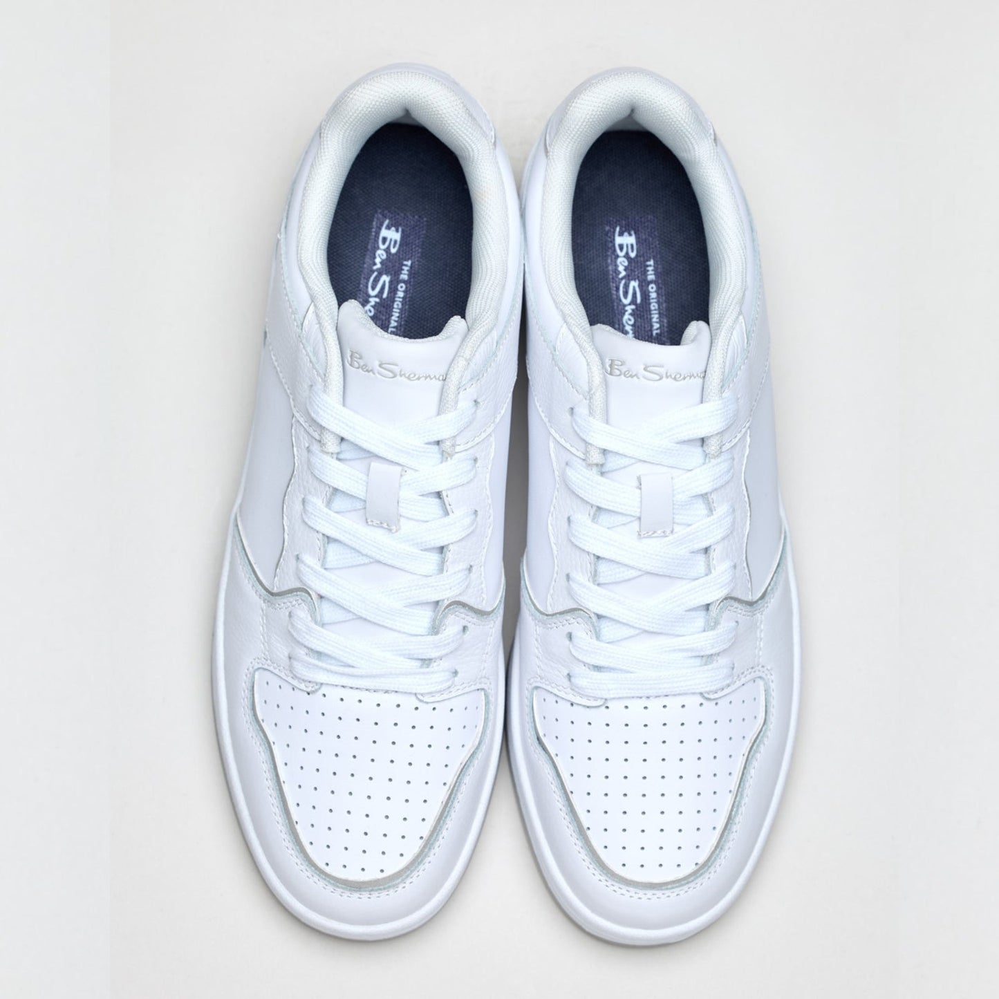 Ben Sherman Mens Club Leather Trainers