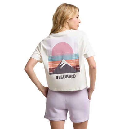 Bleubird Womens Everline Cropped Short Sleeve T-Shirt