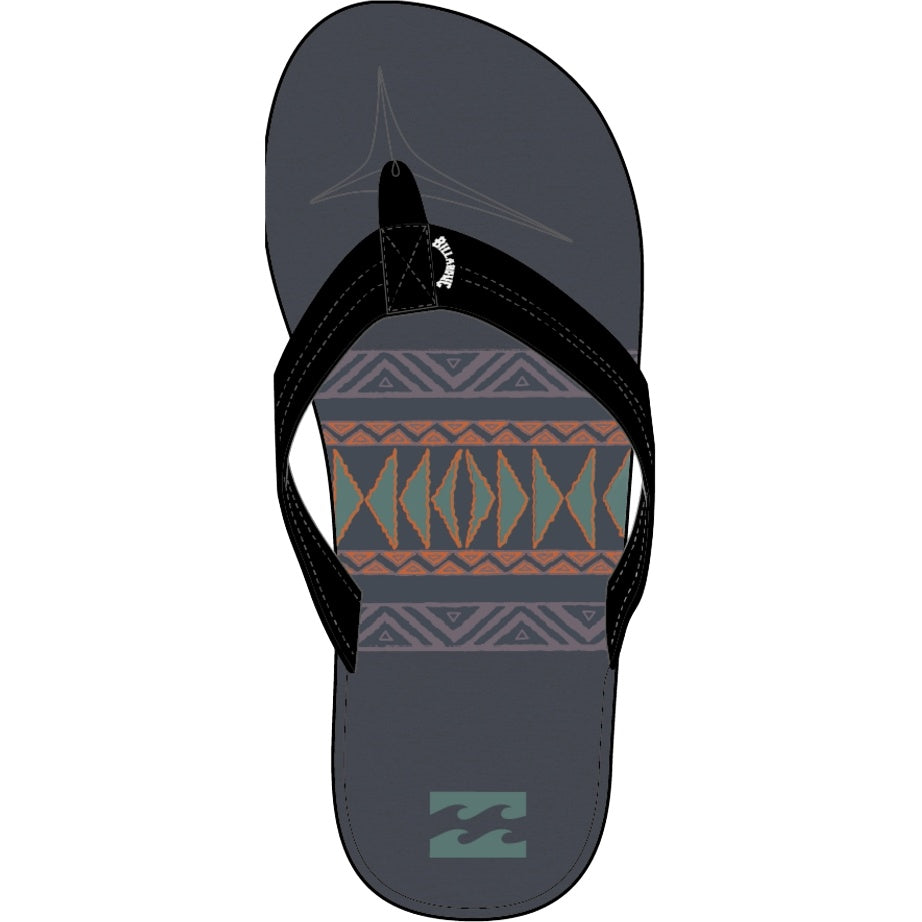 Billabong Kids All Day Theme Flip Flops