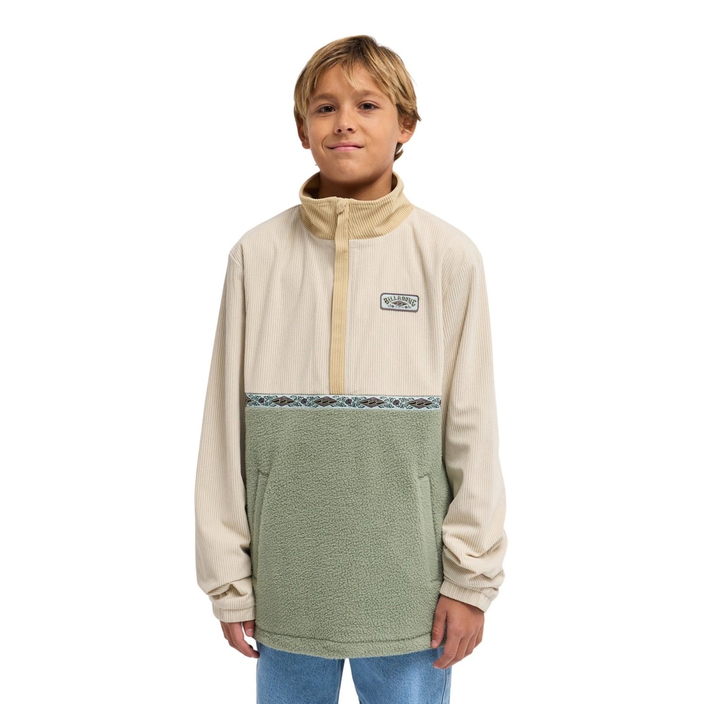 Billabong Kids Space Lobster Y Half Zip Fleece