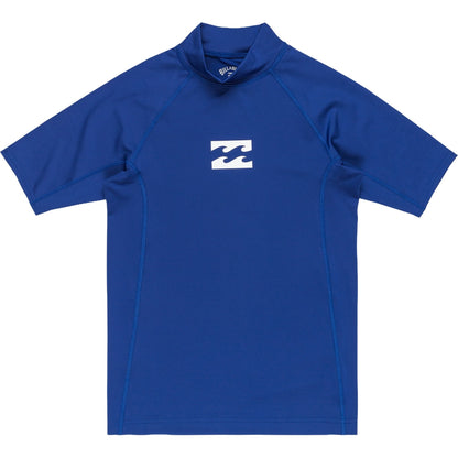 Billabong Kids Waves All Day Short Sleeve UPF 50 Rash Vest