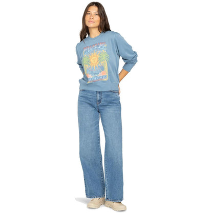 Billabong Womens From Paradise Vintage Pullover Sweatshirt