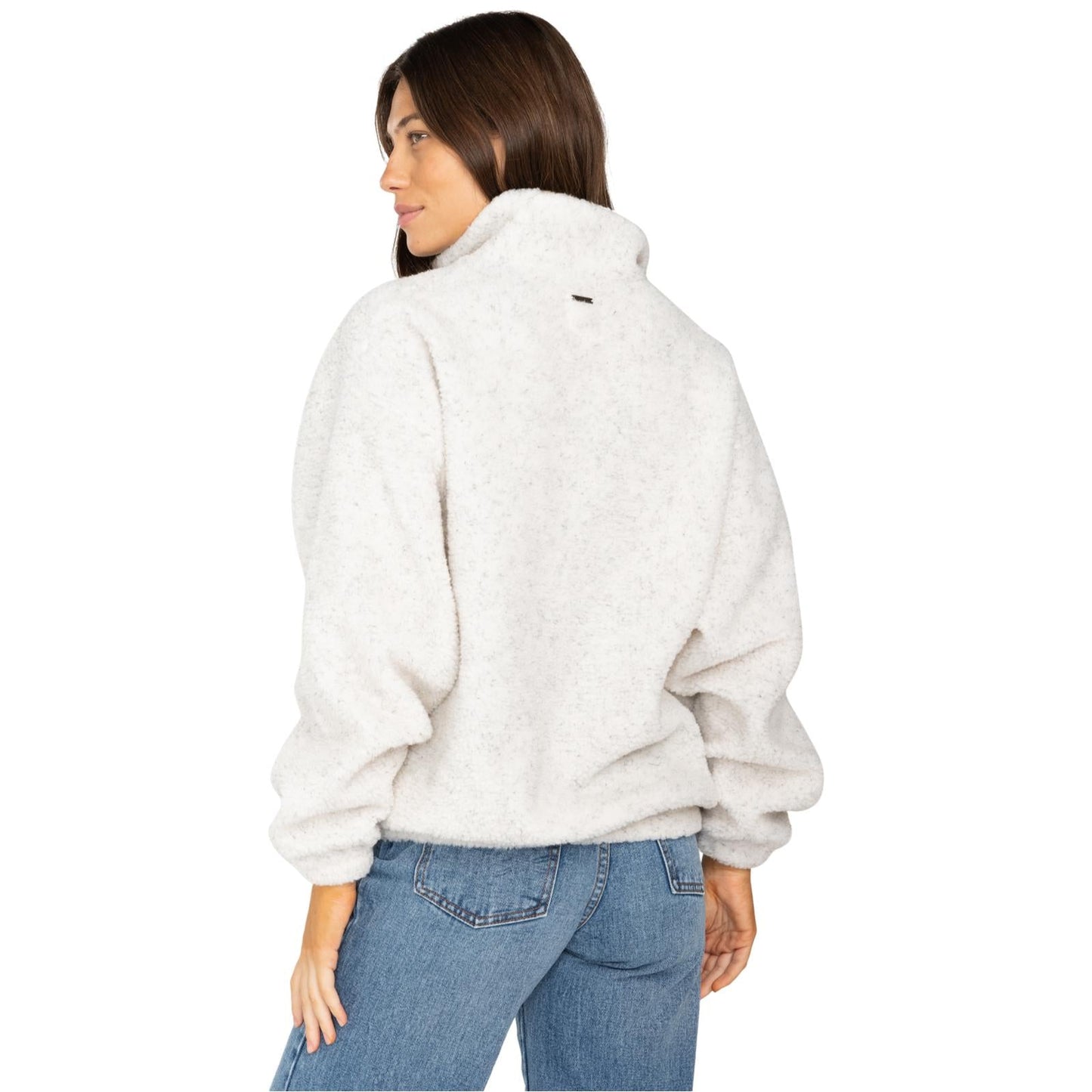 Billabong Womens Run The Road Half Zip Polar Fleece