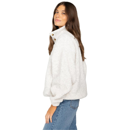 Billabong Womens Run The Road Half Zip Polar Fleece