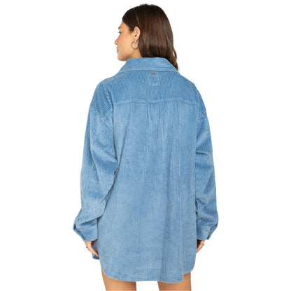 Billabong Womens Winter Ocean Corduroy Shirt Dress