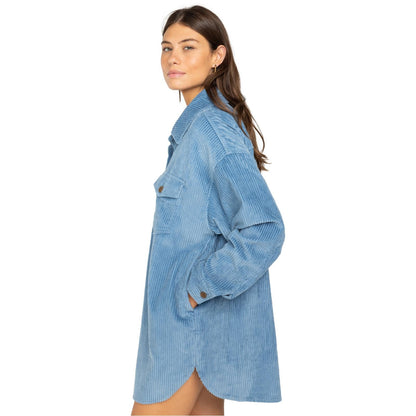 Billabong Womens Winter Ocean Corduroy Shirt Dress