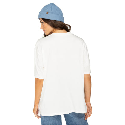 Billabong Womens Enjoy The Journey Vintage Loose Fit Cotton T-Shirt