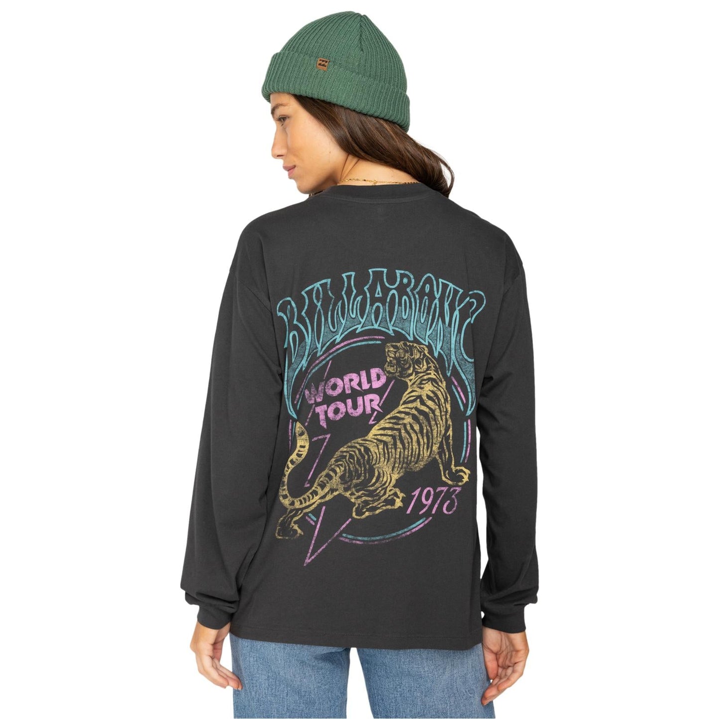Billabong Womens Still Karma Long Sleeve Graphic T-Shirt