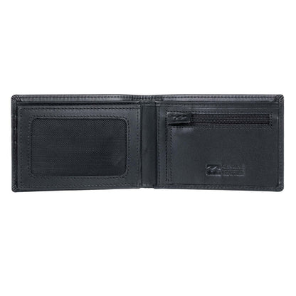 Billabong Mens Arch Leather  Tri-Fold Wallet