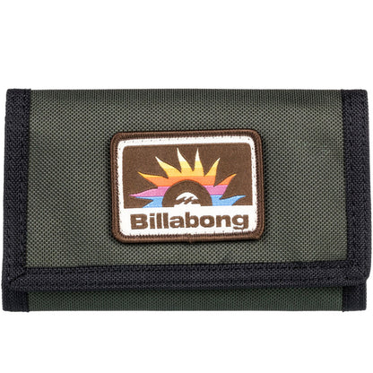 Billabong Mens Walled Lite Tri-Fold Hook & Loop Wallet