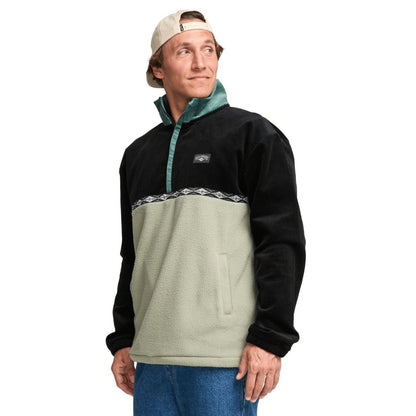 Billabong Mens Space Lobster Half Zip Fleece