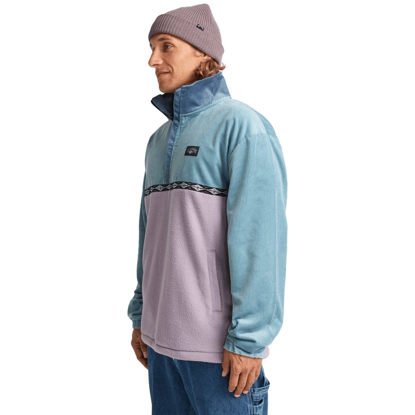 Billabong Mens Space Lobster Half Zip Fleece