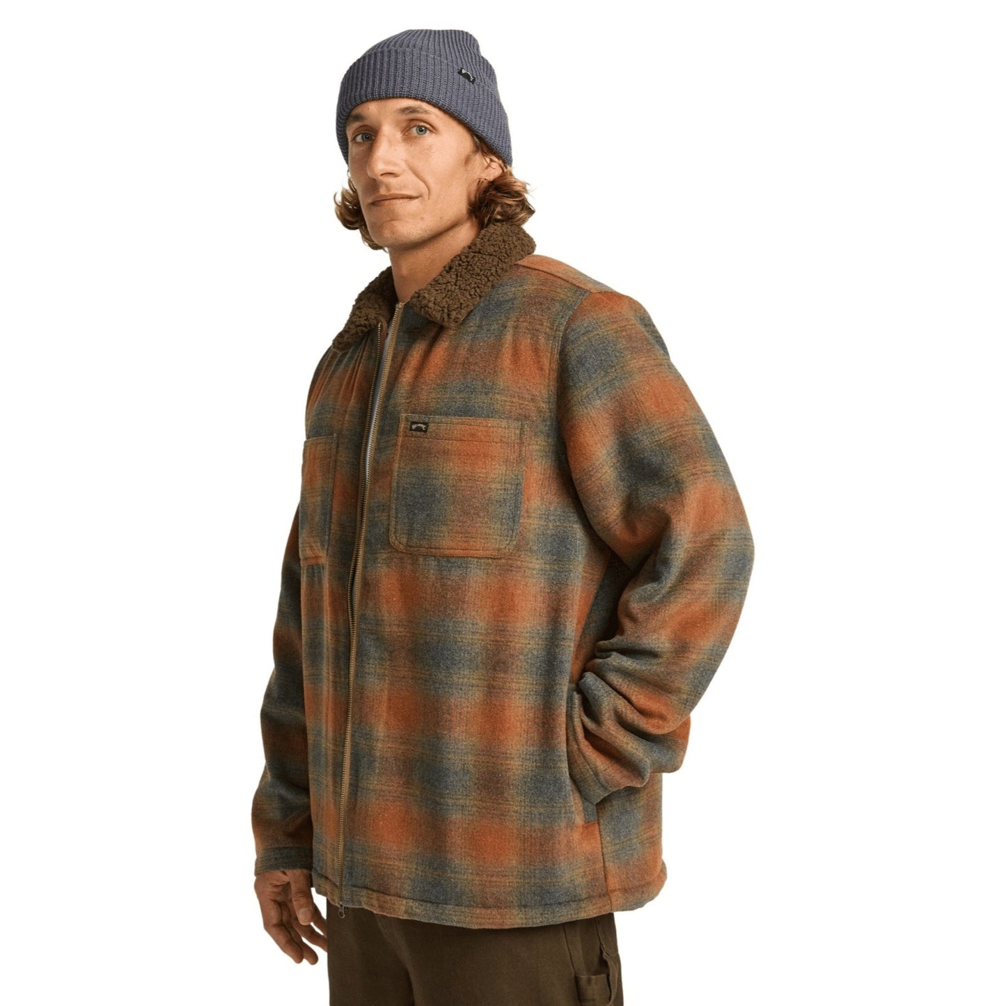Billabong Mens Hills Sherpa Fleece Lined Shaket