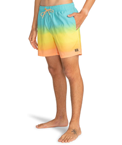 Billabong Mens All Day Fade Layback 16" Swim Swimming Shorts