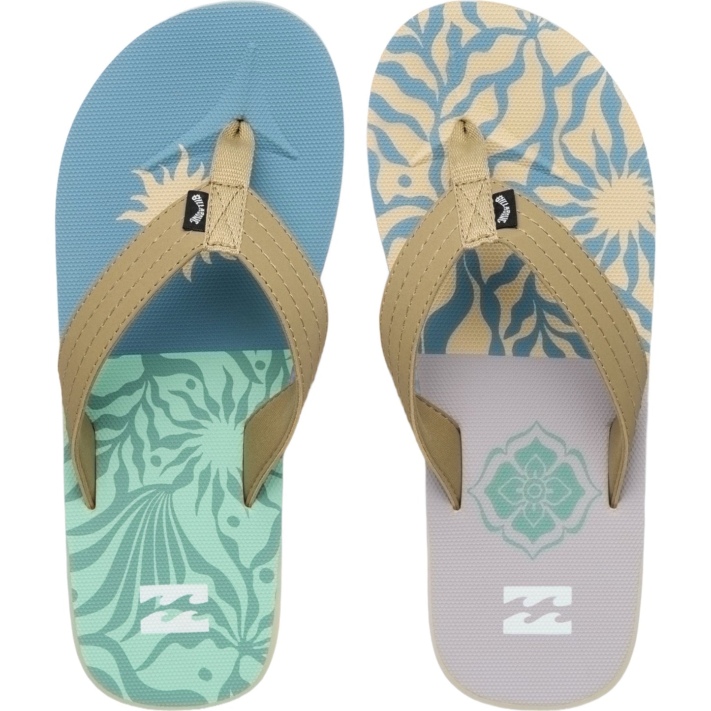 Billabong Mens All Day Theme Flip Flops