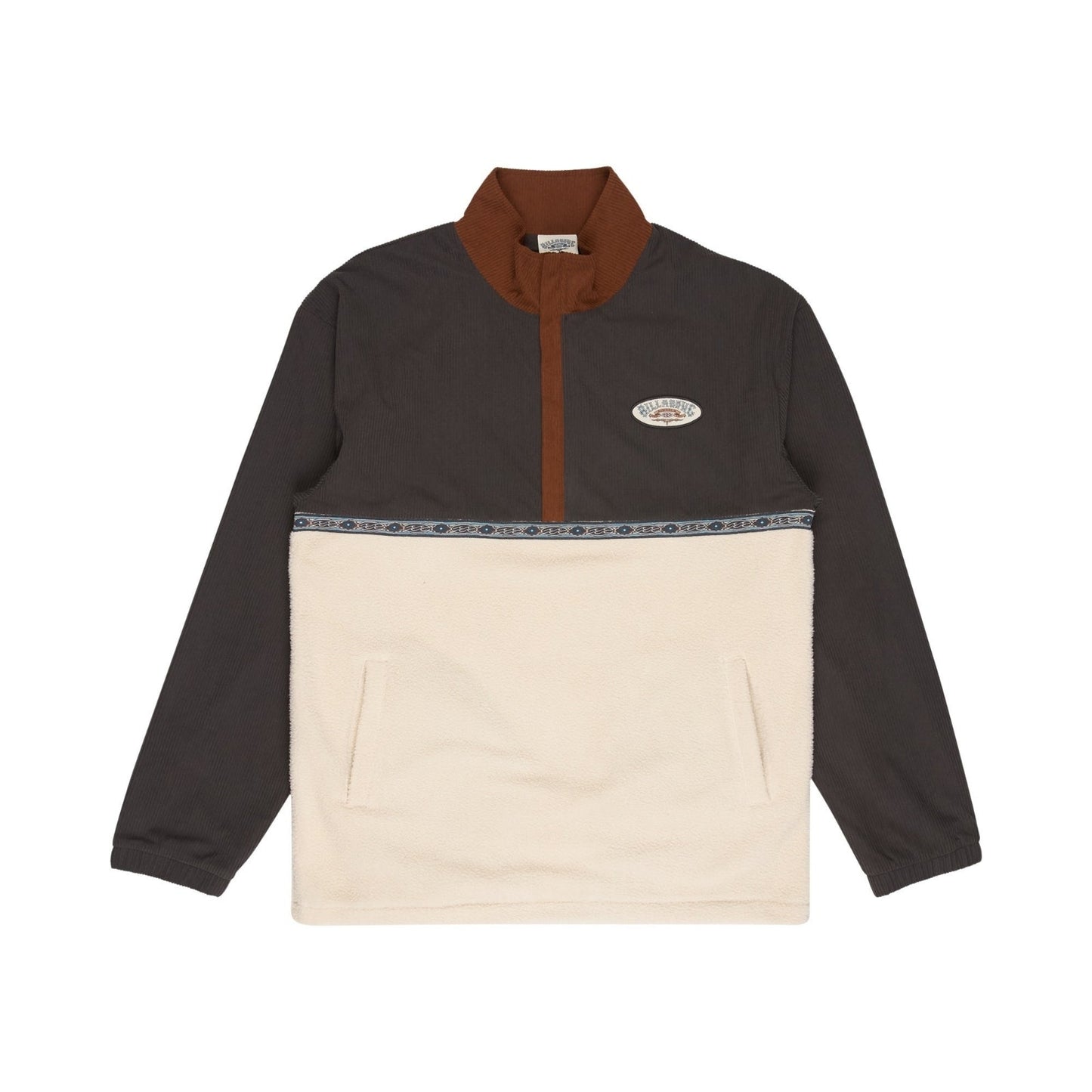 Billabong Mens Space Lobster Half Zip Fleece