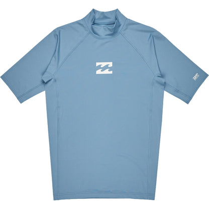 Billabong Mens Waves All Day Short Sleeve Swim Swimming Rash Vest