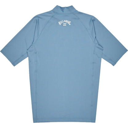 Billabong Mens Waves All Day Short Sleeve Swim Swimming Rash Vest