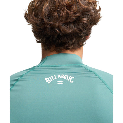 Billabong Mens Waves All Day Short Sleeve Swim Swimming Rash Vest