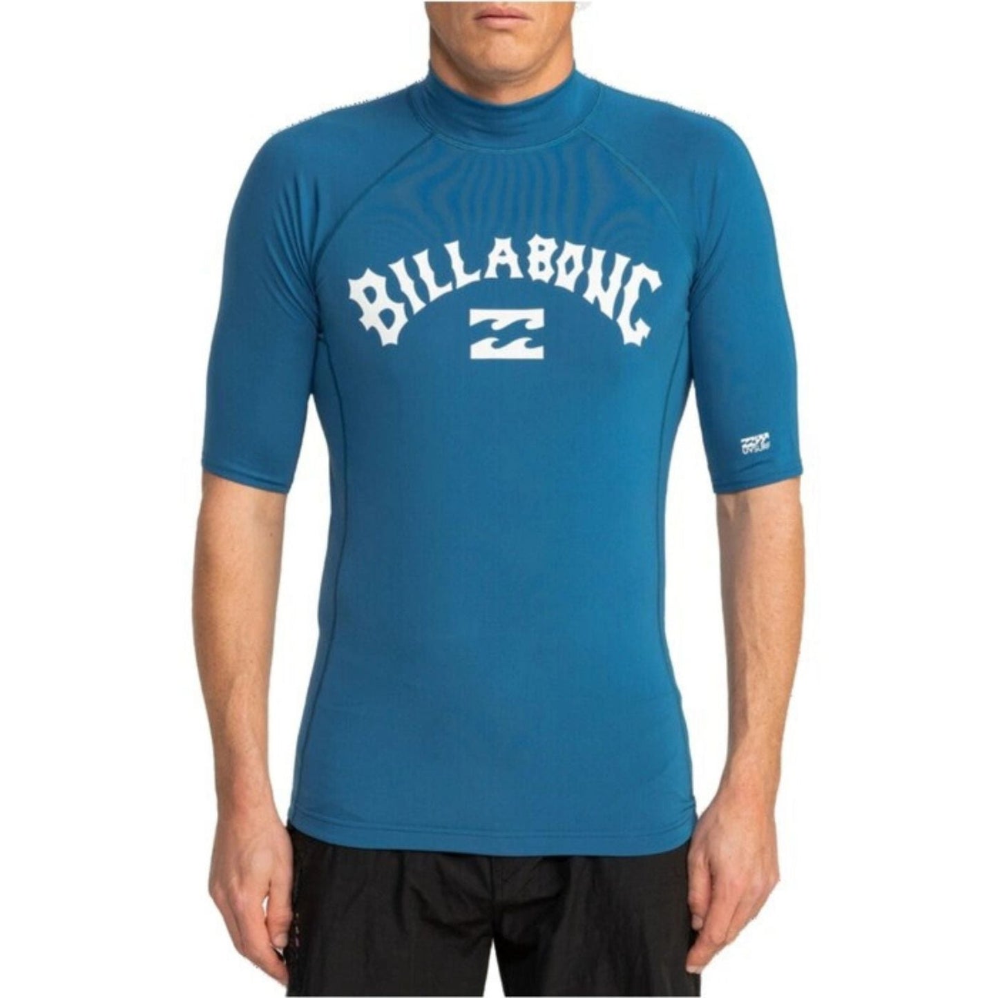 Billabong Mens Logo Surf Short Sleeve Rash Vest