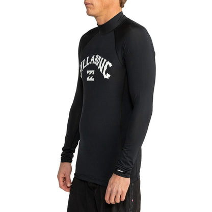 Billabong Mens Logo Surf Long Sleeve Rash Vest