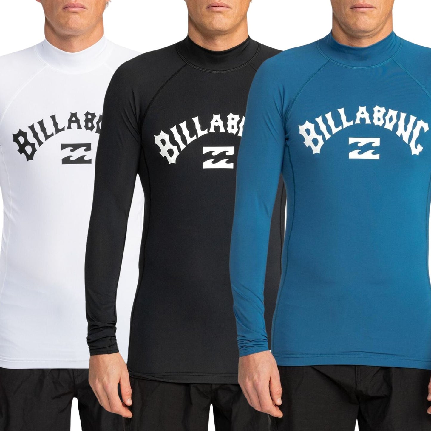 Billabong Mens Logo Surf Long Sleeve Rash Vest