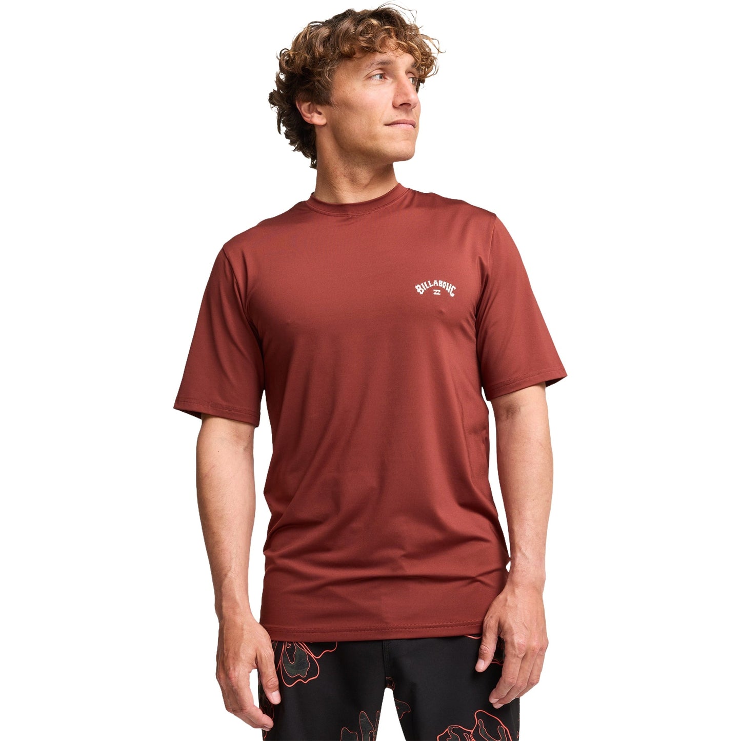 Billabong Mens Arch Wave 50+ UPF Short Sleeve Rash Vest
