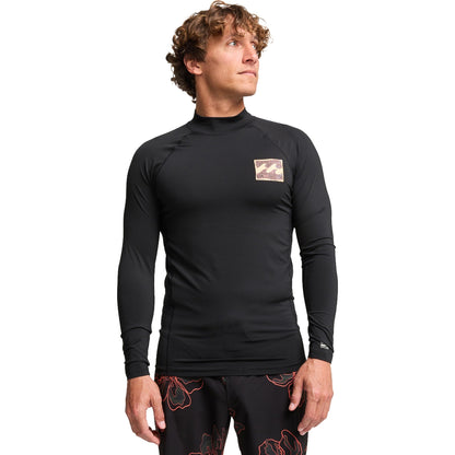 Billabong Mens Re Issue 50+ UPF Long Sleeve Rash Vest