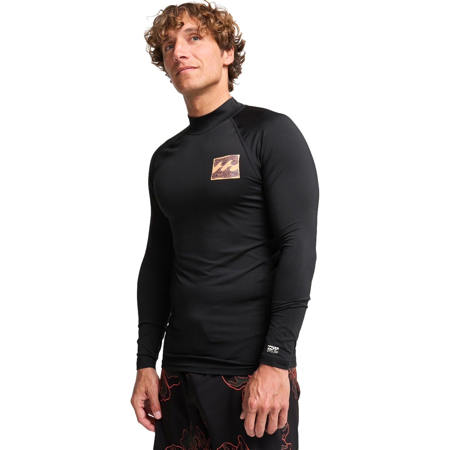 Billabong Mens Re Issue 50+ UPF Long Sleeve Rash Vest