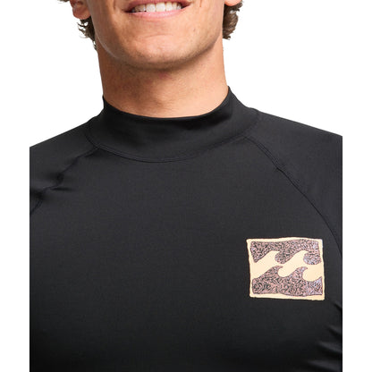 Billabong Mens Re Issue 50+ UPF Long Sleeve Rash Vest