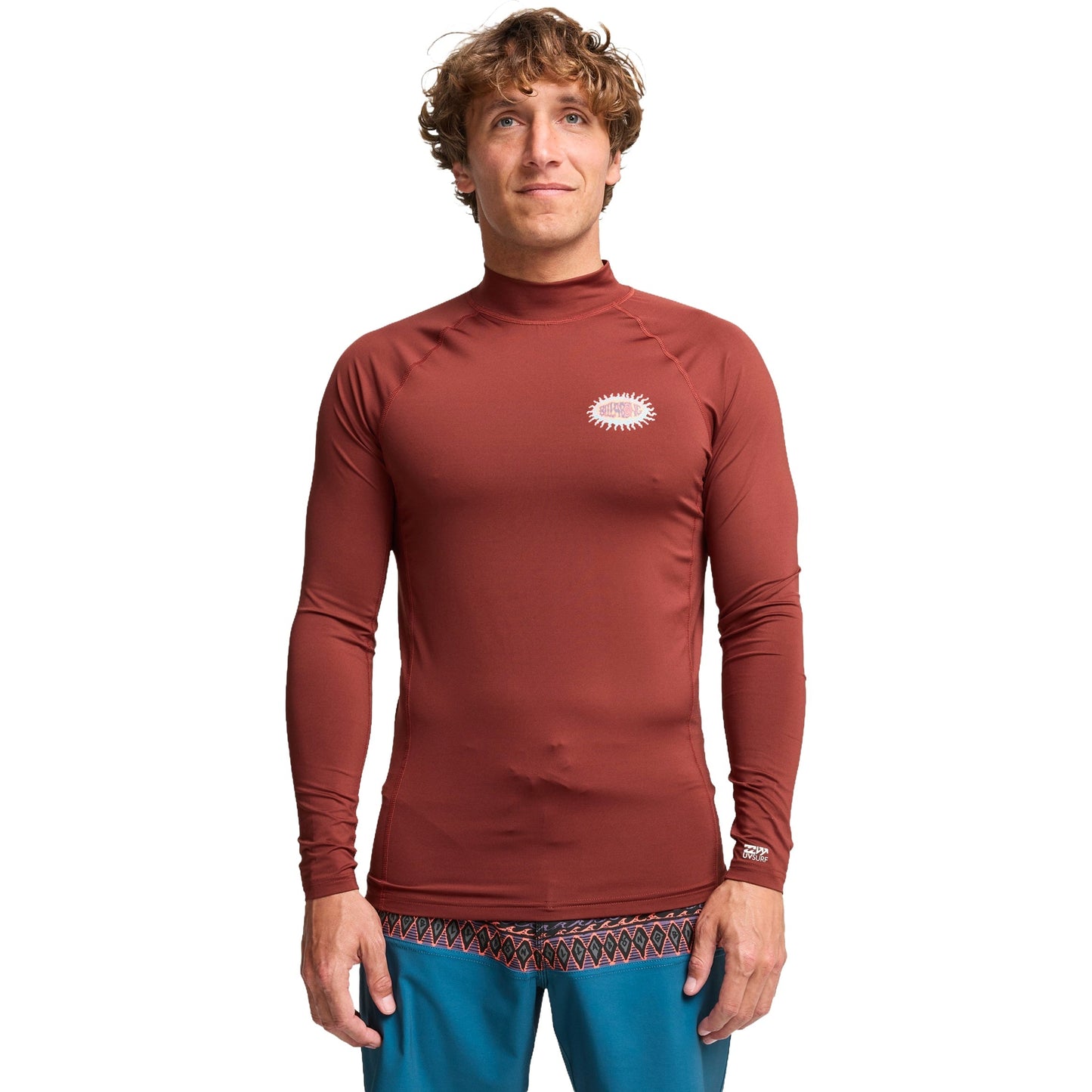 Billabong Mens Re Issue 50+ UPF Long Sleeve Rash Vest