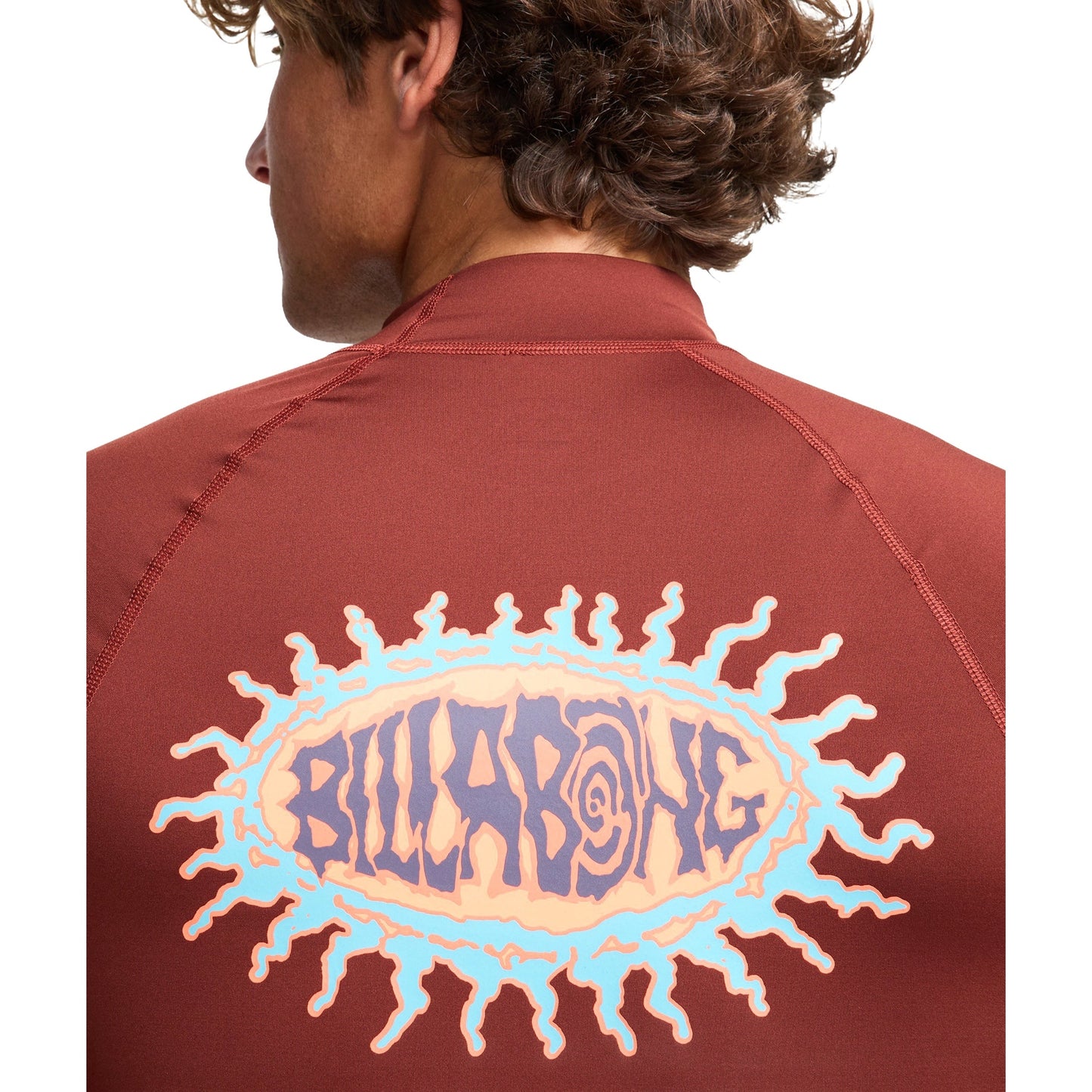 Billabong Mens Re Issue 50+ UPF Long Sleeve Rash Vest