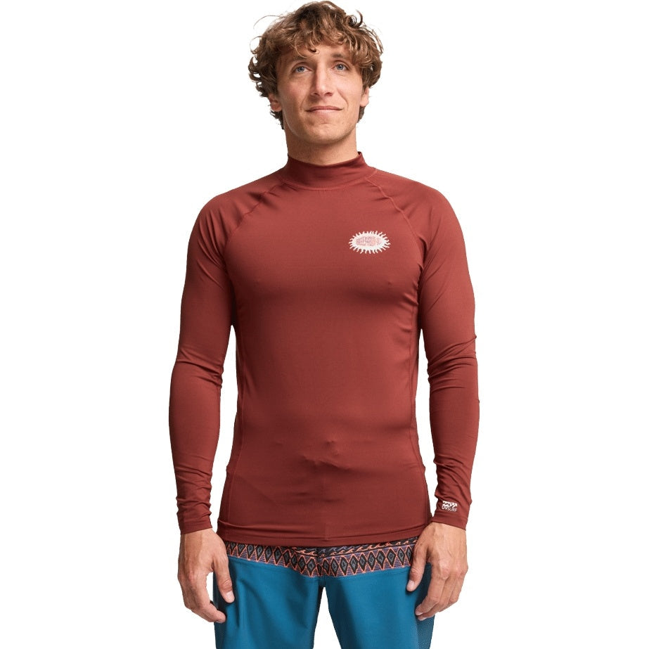 Billabong Mens Re Issue 50+ UPF Long Sleeve Rash Vest