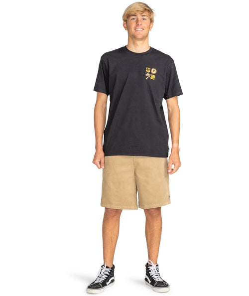 Billabong Mens Side Shot Short Sleeve T-Shirt