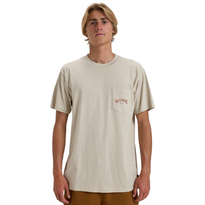 Billabong Mens Stacked Arch Short Sleeve T-Shirt