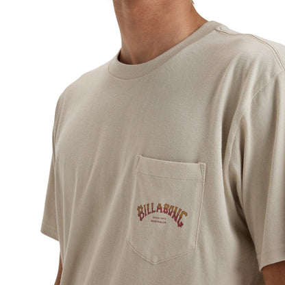 Billabong Mens Stacked Arch Short Sleeve T-Shirt
