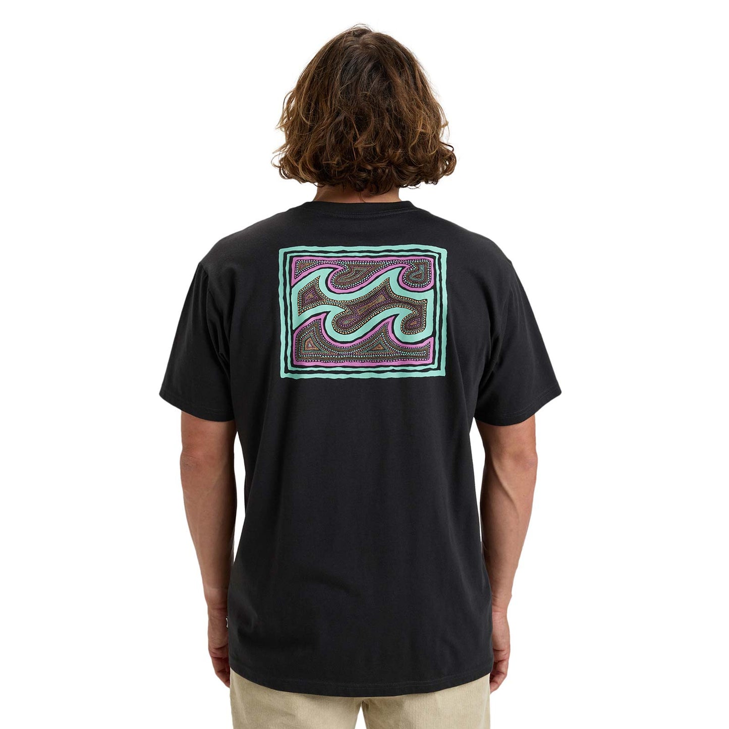 Billabong Mens Crayon Wave Short Sleeve T-Shirt
