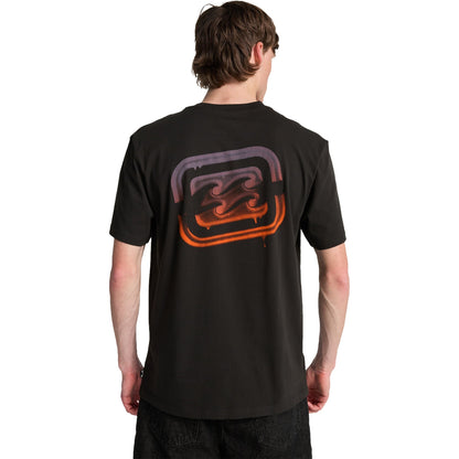 Billabong Mens Crayon Wave Short Sleeve T-Shirt