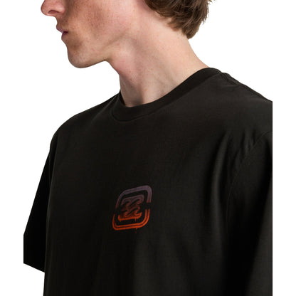 Billabong Mens Crayon Wave Short Sleeve T-Shirt