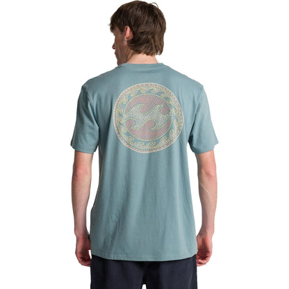 Billabong Mens Crayon Wave Short Sleeve T-Shirt