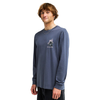Billabong Mens Retro Poster Long Sleeve T-Shirt