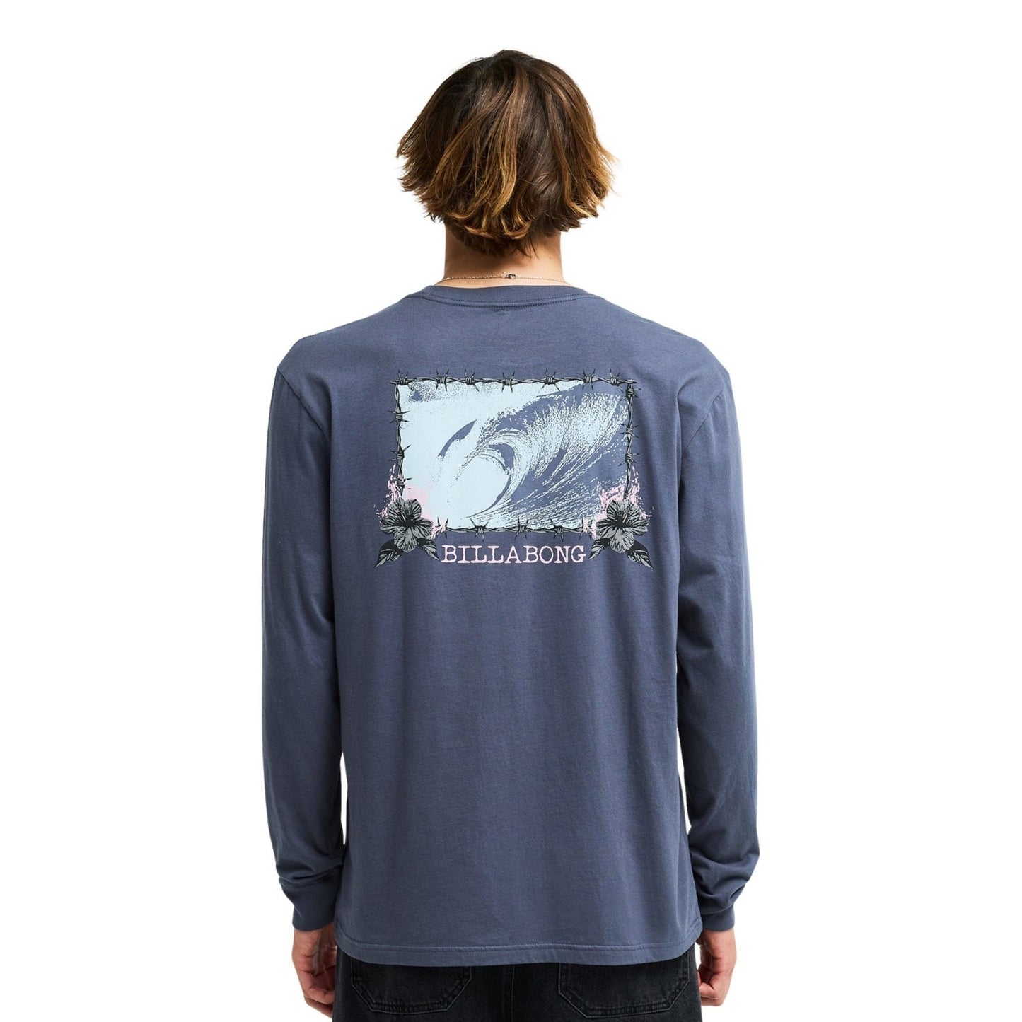Billabong Mens Retro Poster Long Sleeve T-Shirt