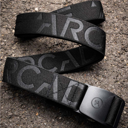 Arcade Mens Black Stamp Webbed Belt - Black - OS
