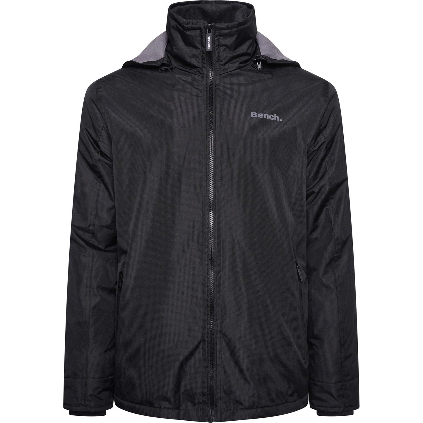 Bench Mens Hawn Ripstop Double Zip Fleece Jacket