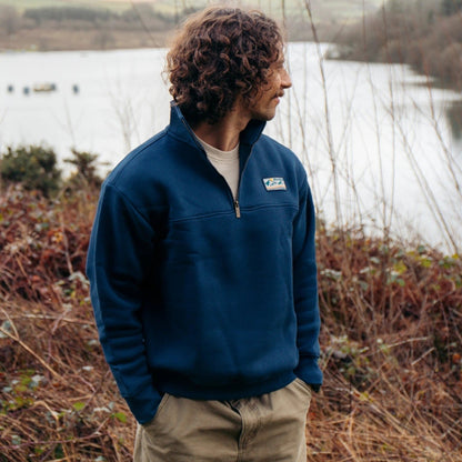 Bleubird Bracken Quarter Zip Sweatshirt