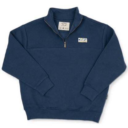 Bleubird Bracken Quarter Zip Sweatshirt